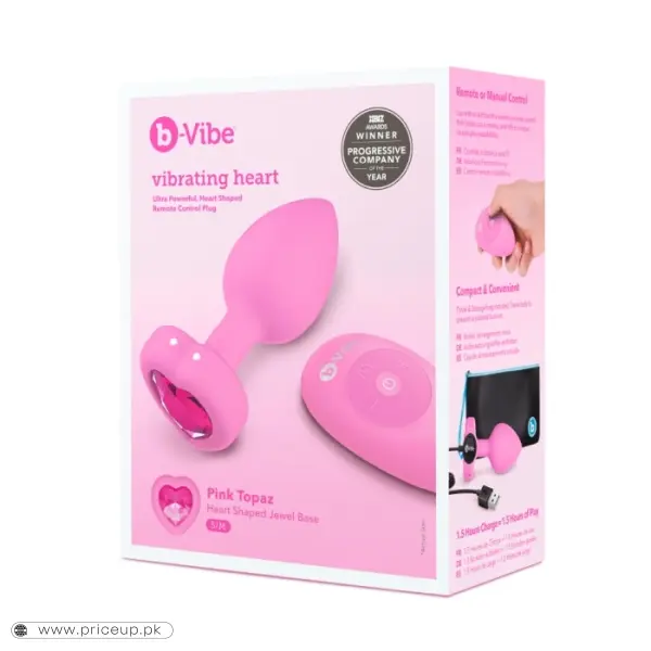 B-Vibe Vibrating Jewel Butt Plug In Pakistan